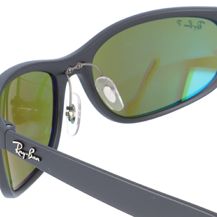 【訳あり】レイバン 偏光サングラス RB4265 601SA1 62 レギュラーフィット スクエア型 CHROMANCE クロマンス ミラー 黒縁 黒ぶち メンズ レディース ドライブ 運転 アウトドア ブランドサングラス 紫外線 花粉対策 Ray-Ban