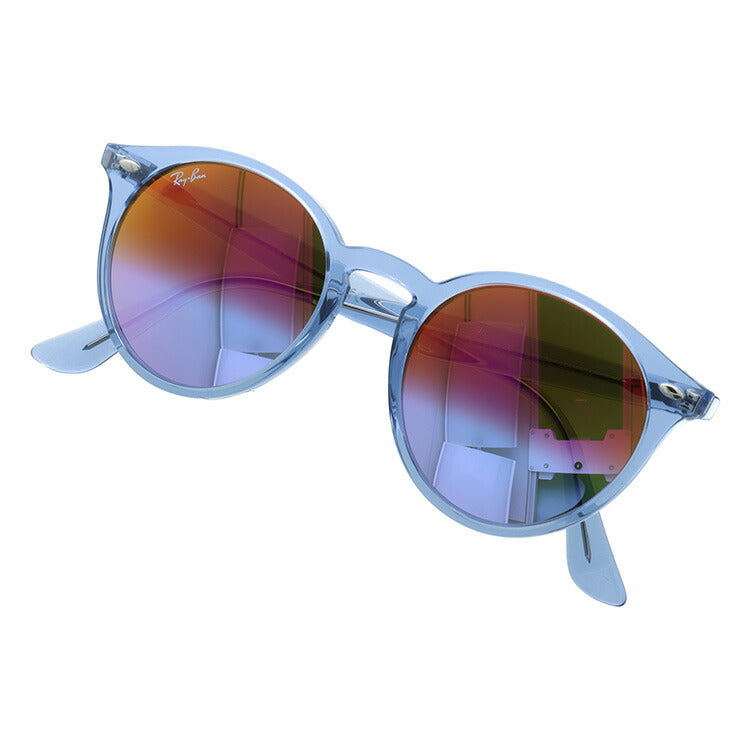 レイバン サングラス RB2180F 6278A9 51 アジアンフィット ボストン型 ミラー クリアフレーム メンズ レディース ドライブ 運転 アウトドア ブランドサングラス 紫外線 花粉対策 Ray-Ban