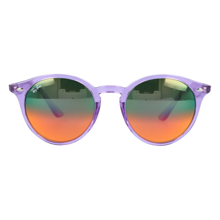 レイバン サングラス RB2180F 6280A8 51 アジアンフィット ボストン型 ミラー クリアフレーム メンズ レディース ドライブ 運転 アウトドア ブランドサングラス 紫外線 花粉対策 Ray-Ban