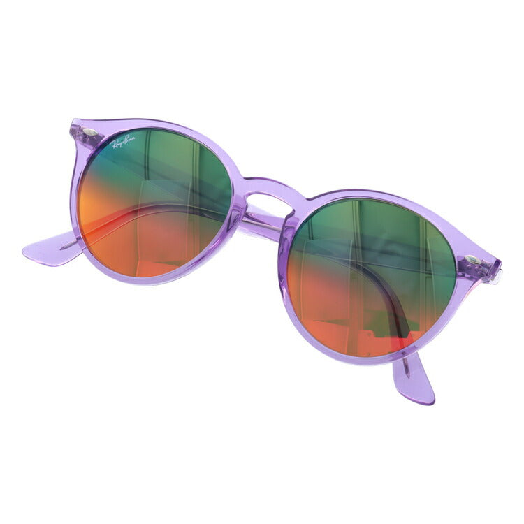 レイバン サングラス RB2180F 6280A8 51 アジアンフィット ボストン型 ミラー クリアフレーム メンズ レディース ドライブ 運転 アウトドア ブランドサングラス 紫外線 花粉対策 Ray-Ban