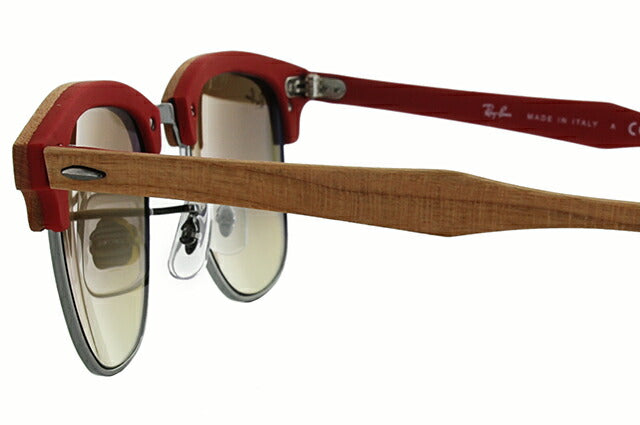 レイバン サングラス クラブマスター RB3016M 12197O 51 レギュラーフィット ブロー型 ミラー ウッド 木 メンズ レディース ドライブ 運転 アウトドア ブランドサングラス 紫外線 花粉対策 CLUBMASTER Ray-Ban