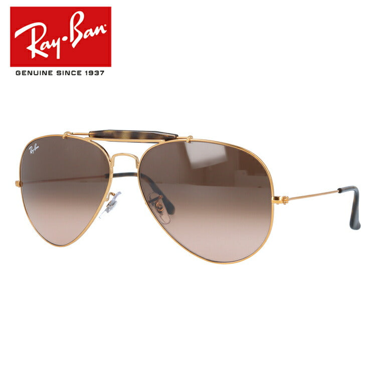 レイバン サングラス アウトドアーズマン2 RB3029 9001A5 62 レギュラーフィット ティアドロップ型 メンズ レディース ドライブ 運転 アウトドア ブランドサングラス 紫外線 花粉対策 OUTDOORSMAN II Ray-Ban