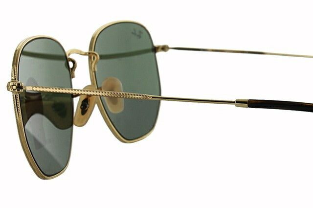 レイバン サングラス ヘキサゴナル RB3548N 001 54 レギュラーフィット ヘキサゴン型 フラットレンズ メンズ レディース ドライブ 運転 アウトドア ブランドサングラス 紫外線 花粉対策 HEXAGONAL Ray-Ban