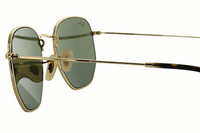 レイバン サングラス ヘキサゴナル RB3548N 001/30 54 レギュラーフィット ヘキサゴン型 フラットレンズ ミラー メンズ レディース ドライブ 運転 アウトドア ブランドサングラス 紫外線 花粉対策 HEXAGONAL Ray-Ban