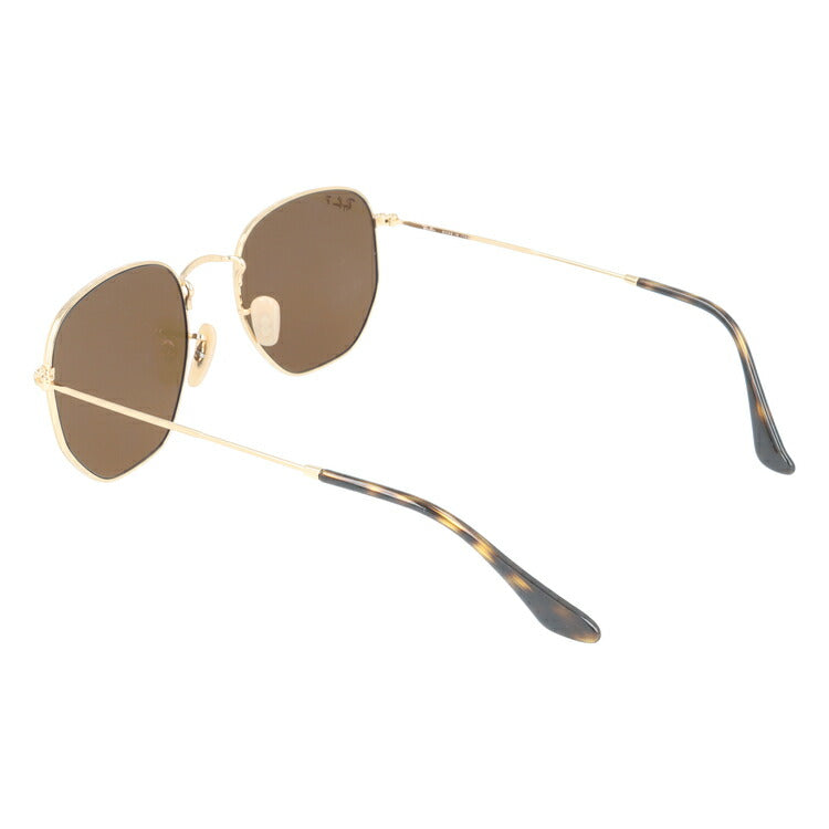 レイバン 偏光サングラス ヘキサゴナル RB3548N 001/57 54 レギュラーフィット ヘキサゴン型 フラットレンズ メンズ レディース ドライブ 運転 アウトドア ブランドサングラス 紫外線 花粉対策 HEXAGONAL Ray-Ban