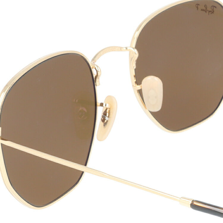 レイバン 偏光サングラス ヘキサゴナル RB3548N 001/57 54 レギュラーフィット ヘキサゴン型 フラットレンズ メンズ レディース ドライブ 運転 アウトドア ブランドサングラス 紫外線 花粉対策 HEXAGONAL Ray-Ban