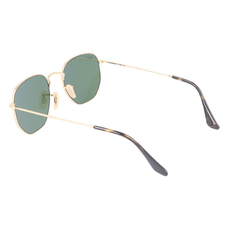 レイバン サングラス ヘキサゴナル RB3548N 001/8O 54 レギュラーフィット ヘキサゴン型 フラットレンズ ミラー メンズ レディース ドライブ 運転 アウトドア ブランドサングラス 紫外線 花粉対策 HEXAGONAL Ray-Ban