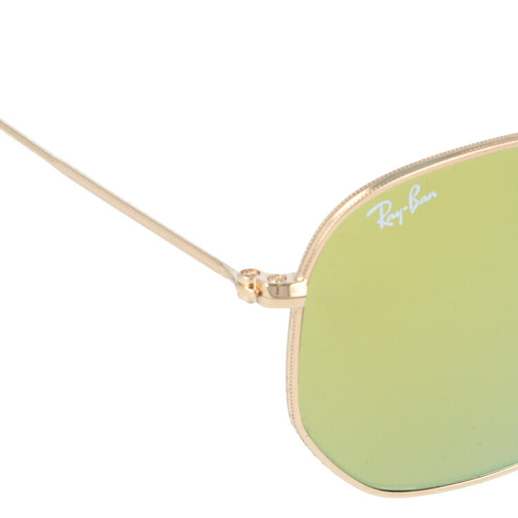 レイバン サングラス ヘキサゴナル RB3548N 001/93 54 レギュラーフィット ヘキサゴン型 フラットレンズ ミラー メンズ レディース ドライブ 運転 アウトドア ブランドサングラス 紫外線 花粉対策 HEXAGONAL Ray-Ban