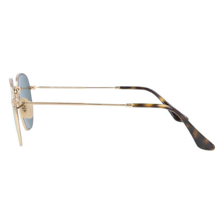 レイバン サングラス ヘキサゴナル RB3548N 001/9O 54 レギュラーフィット ヘキサゴン型 フラットレンズ ミラー ブルーレンズ メンズ レディース ドライブ 運転 アウトドア ブランドサングラス 紫外線 花粉対策 HEXAGONAL Ray-Ban