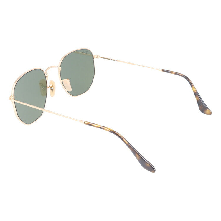 レイバン サングラス ヘキサゴナル RB3548N 001/9O 54 レギュラーフィット ヘキサゴン型 フラットレンズ ミラー ブルーレンズ メンズ レディース ドライブ 運転 アウトドア ブランドサングラス 紫外線 花粉対策 HEXAGONAL Ray-Ban