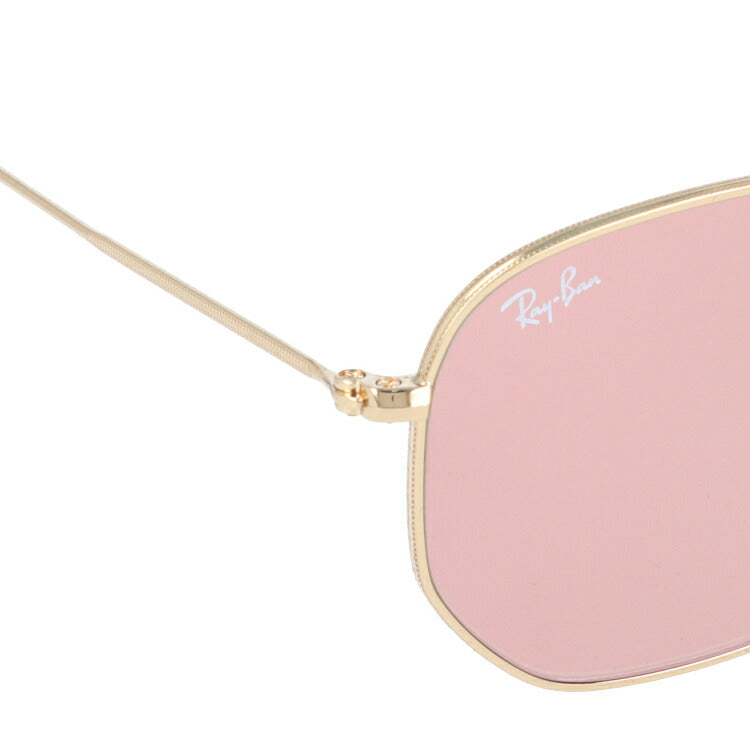 レイバン サングラス ヘキサゴナル RB3548N 001/Z2 54 レギュラーフィット ヘキサゴン型 フラットレンズ ミラー メンズ レディース ドライブ 運転 アウトドア ブランドサングラス 紫外線 花粉対策 HEXAGONAL Ray-Ban