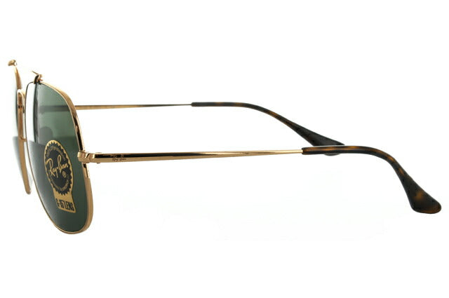 レイバン サングラス ジェネラル RB3561 001 57 レギュラーフィット ティアドロップ型 G-15 グリーンレンズ メンズ レディース ドライブ 運転 アウトドア ブランドサングラス 紫外線 花粉対策 GENERAL Ray-Ban