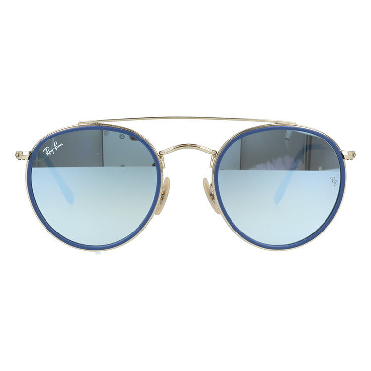 レイバン サングラス ラウンド RB3647N 001/9U 51 レギュラーフィット ラウンド型 ミラー ダブルブリッジ メンズ レディース ドライブ 運転 アウトドア ブランドサングラス 紫外線 花粉対策 ROUND Ray-Ban