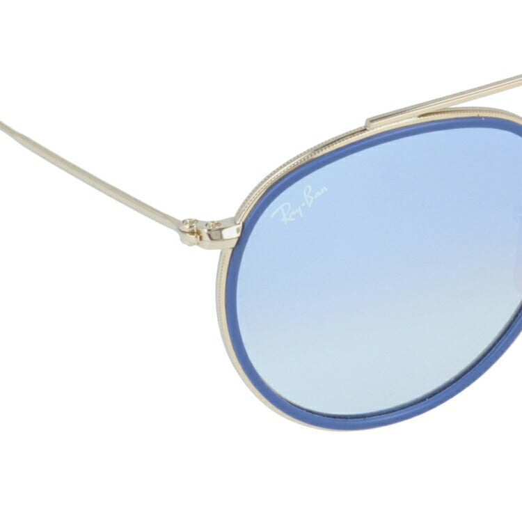 レイバン サングラス ラウンド RB3647N 001/9U 51 レギュラーフィット ラウンド型 ミラー ダブルブリッジ メンズ レディース ドライブ 運転 アウトドア ブランドサングラス 紫外線 花粉対策 ROUND Ray-Ban
