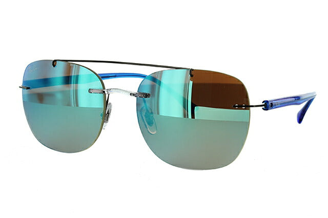 レイバン サングラス RB4280 6289B7 55 レギュラーフィット スクエア型 ミラー メンズ レディース ドライブ 運転 アウトドア ブランドサングラス 紫外線 花粉対策 Ray-Ban