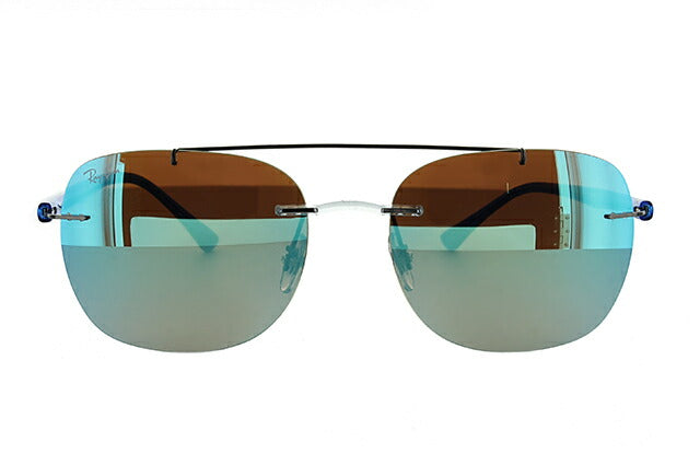 レイバン サングラス RB4280 6289B7 55 レギュラーフィット スクエア型 ミラー メンズ レディース ドライブ 運転 アウトドア ブランドサングラス 紫外線 花粉対策 Ray-Ban