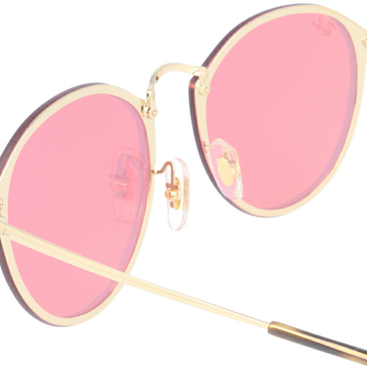 レイバン サングラス ブレイズラウンド RB3574N 001/E4 59 レギュラーフィット ラウンド型 ミラー メンズ レディース ドライブ 運転 アウトドア ブランドサングラス 紫外線 花粉対策 BLAZE ROUND Ray-Ban