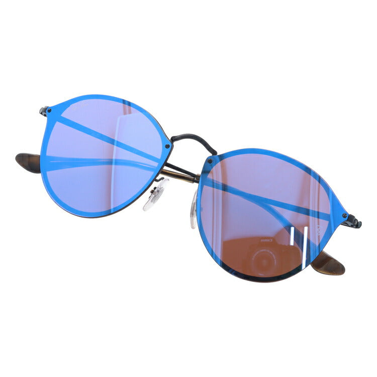 レイバン サングラス ブレイズラウンド RB3574N 153/7V 59 レギュラーフィット ラウンド型 ミラー メンズ レディース ドライブ 運転 アウトドア ブランドサングラス 紫外線 花粉対策 BLAZE ROUND Ray-Ban