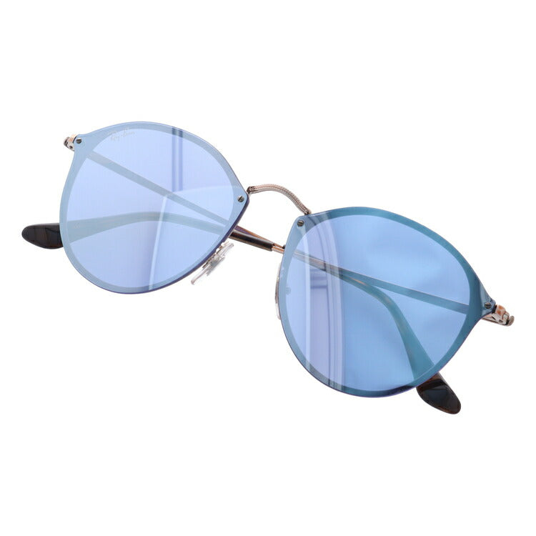 レイバン サングラス ブレイズラウンド RB3574N 90351U 59 レギュラーフィット ラウンド型 ミラー メンズ レディース ドライブ 運転 アウトドア ブランドサングラス 紫外線 花粉対策 BLAZE ROUND Ray-Ban