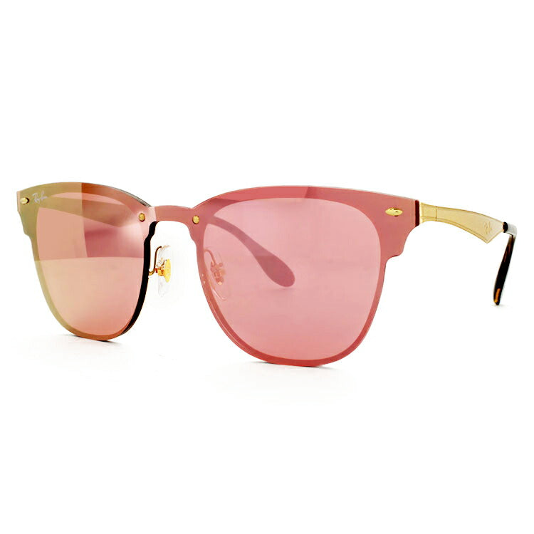 レイバン サングラス ブレイズクラブマスター RB3576N 043/E4 141 レギュラーフィット ウェリントン型 ミラー メンズ レディース ドライブ 運転 アウトドア ブランドサングラス 紫外線 花粉対策 BLAZE CLUBMASTER Ray-Ban