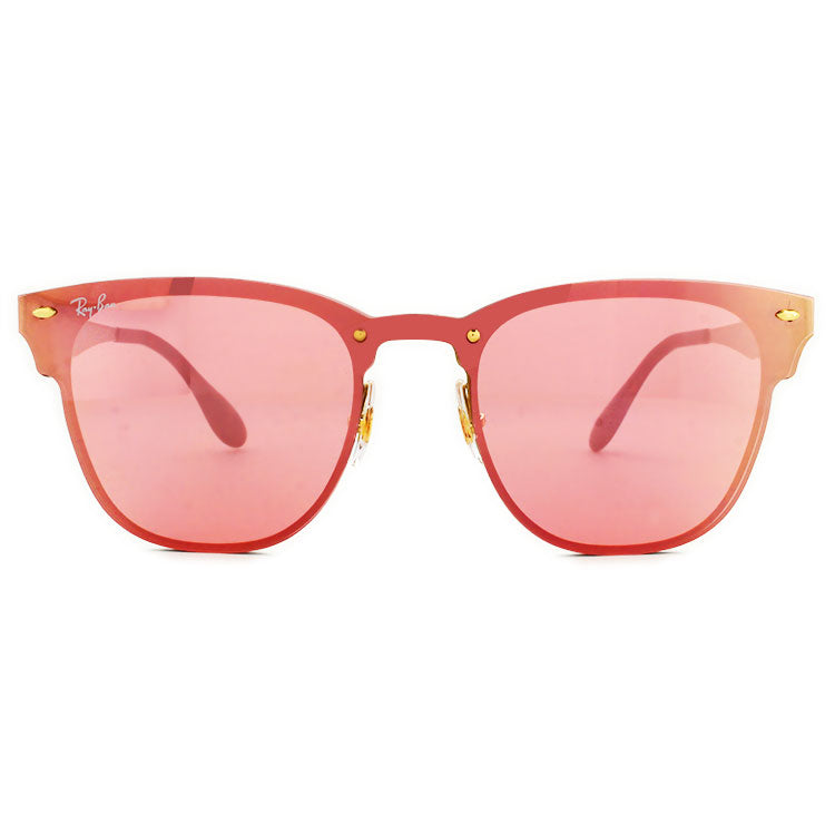 レイバン サングラス ブレイズクラブマスター RB3576N 043/E4 141 レギュラーフィット ウェリントン型 ミラー メンズ レディース ドライブ 運転 アウトドア ブランドサングラス 紫外線 花粉対策 BLAZE CLUBMASTER Ray-Ban