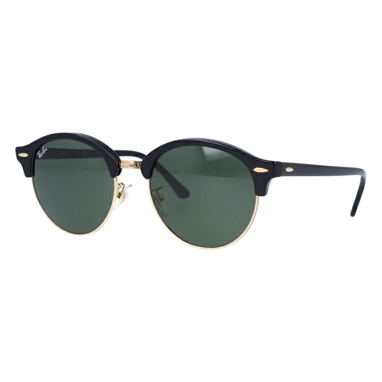レイバン サングラス クラブラウンド RB4246F 901 53 アジアンフィット ブロー型 G-15 グリーンレンズ メンズ レディース ドライブ 運転 アウトドア ブランドサングラス 紫外線 花粉対策 CLUBROUND Ray-Ban