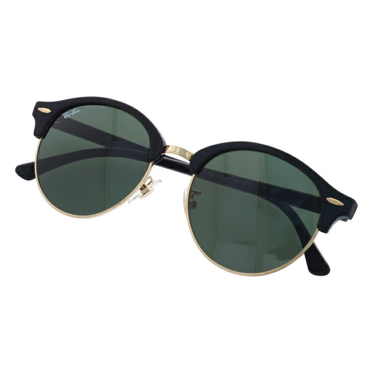 レイバン サングラス クラブラウンド RB4246F 901 53 アジアンフィット ブロー型 G-15 グリーンレンズ メンズ レディース ドライブ 運転 アウトドア ブランドサングラス 紫外線 花粉対策 CLUBROUND Ray-Ban