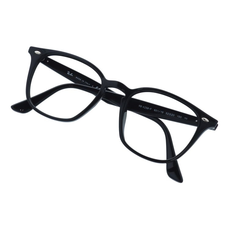 【クリアレンズセット(度付/伊達)】レイバン サングラス メガネ 度あり 度なし RB4258F 601/19 52 アジアンフィット ウェリントン型 メンズ レディース ドライブ 運転 ブランド Ray-Ban