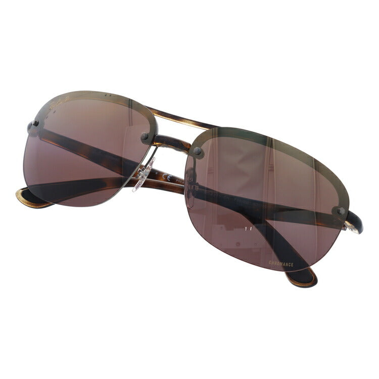 レイバン 偏光サングラス RB4275CH 710/6B 63 レギュラーフィット オーバル型 CHROMANCE クロマンス ミラー メンズ レディース ドライブ 運転 アウトドア ブランドサングラス 紫外線 花粉対策 Ray-Ban