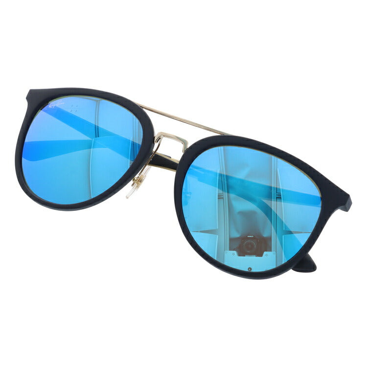 レイバン サングラス RB4285 601S55 55 レギュラーフィット ボストン型 ミラー ブルーレンズ メンズ レディース ドライブ 運転 アウトドア ブランドサングラス 紫外線 花粉対策 Ray-Ban