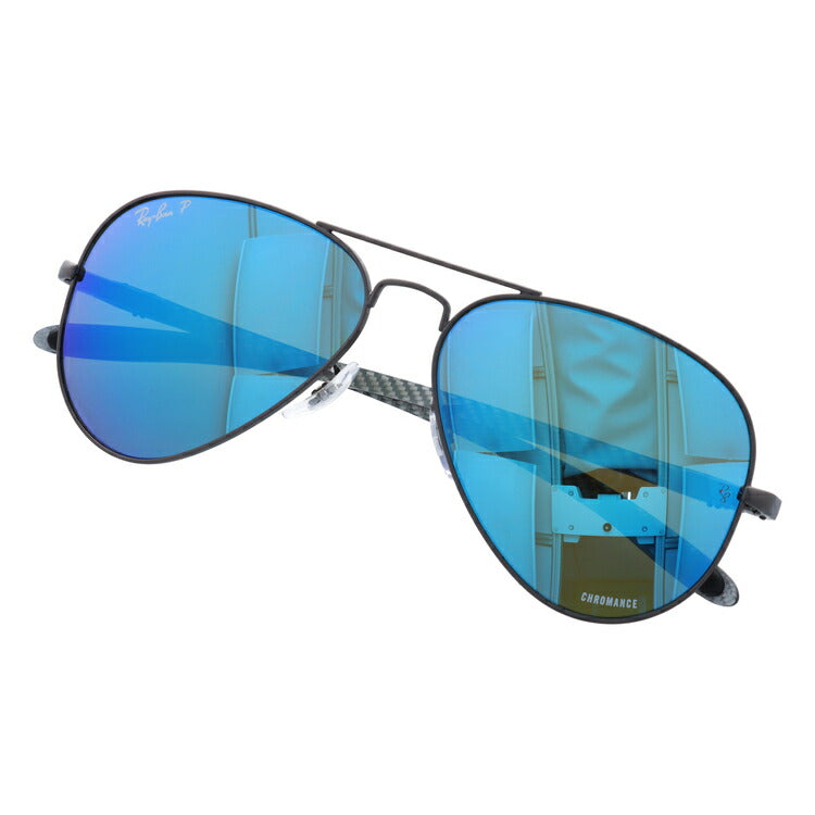 レイバン 偏光サングラス RB8317CH 029/A1 58 レギュラーフィット ティアドロップ型 CHROMANCE クロマンス ミラー メンズ レディース ドライブ 運転 アウトドア ブランドサングラス 紫外線 花粉対策 Ray-Ban