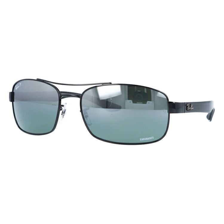 レイバン 偏光サングラス RB8318CH 002/5L 62 レギュラーフィット スクエア型 CHROMANCE クロマンス ミラー メンズ レディース ドライブ 運転 アウトドア ブランドサングラス 紫外線 花粉対策 Ray-Ban