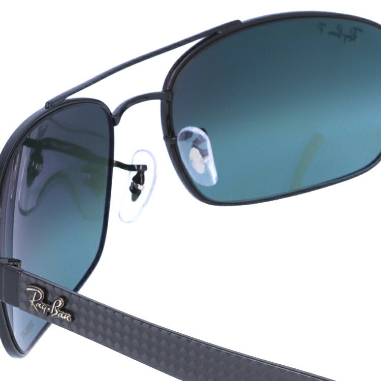 レイバン 偏光サングラス RB8318CH 002/5L 62 レギュラーフィット スクエア型 CHROMANCE クロマンス ミラー メンズ レディース ドライブ 運転 アウトドア ブランドサングラス 紫外線 花粉対策 Ray-Ban