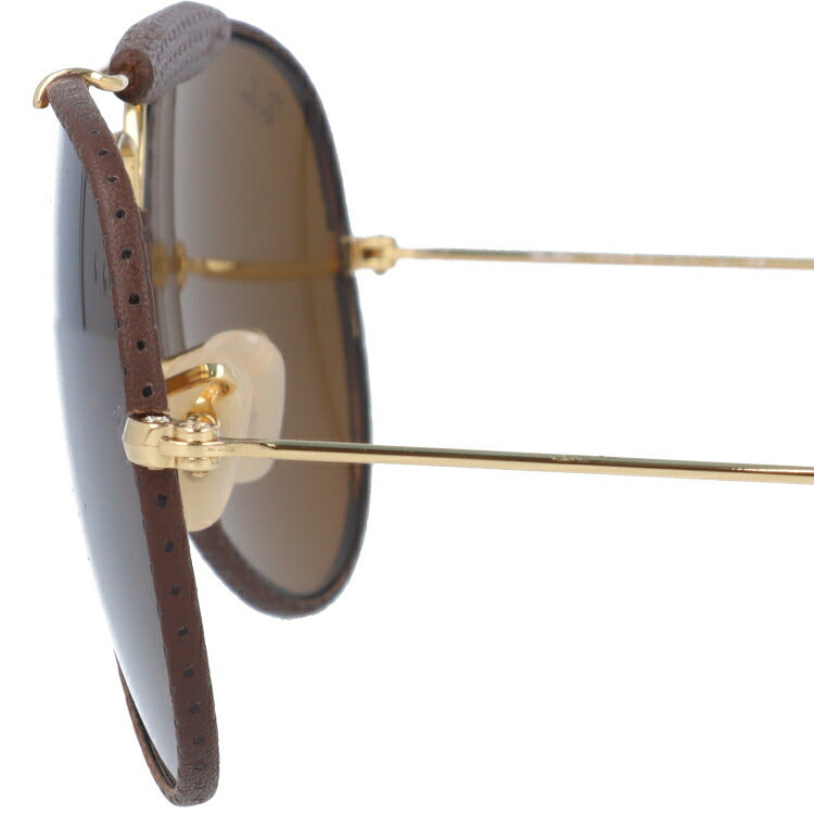 レイバン サングラス アウトドアーズマン RB3422Q 9041 58 レギュラーフィット ティアドロップ型 革 レザー メンズ レディース ドライブ 運転 アウトドア ブランドサングラス 紫外線 花粉対策 OUTDOORSMAN Ray-Ban