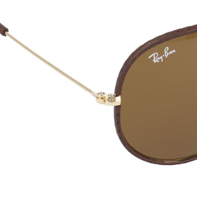 レイバン サングラス アウトドアーズマン RB3422Q 9041 58 レギュラーフィット ティアドロップ型 革 レザー メンズ レディース ドライブ 運転 アウトドア ブランドサングラス 紫外線 花粉対策 OUTDOORSMAN Ray-Ban