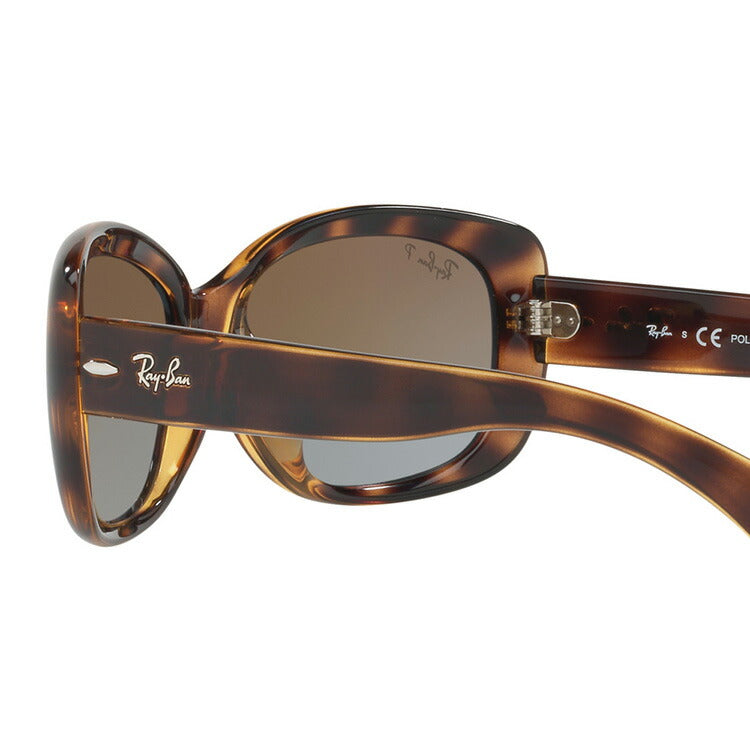 【訳あり】レイバン サングラス ジャッキー・オー 偏光サングラス フルフィット(アジアンフィット) Ray-Ban JACKIE OHH RB4101F 710/T5 58サイズ バタフライ型 ユニセックス メンズ レディース
