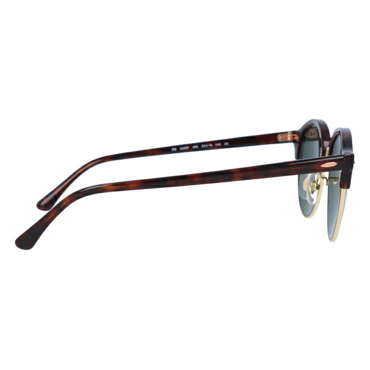 レイバン サングラス クラブラウンド RB4246F 990 53 アジアンフィット ブロー型 G-15 グリーンレンズ メンズ レディース ドライブ 運転 アウトドア ブランドサングラス 紫外線 花粉対策 CLUBROUND Ray-Ban