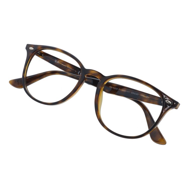 【クリアレンズセット(度付/伊達)】レイバン サングラス メガネ 度あり 度なし RB4259F 710/11 53 アジアンフィット ボストン型 メンズ レディース ドライブ 運転 ブランド Ray-Ban