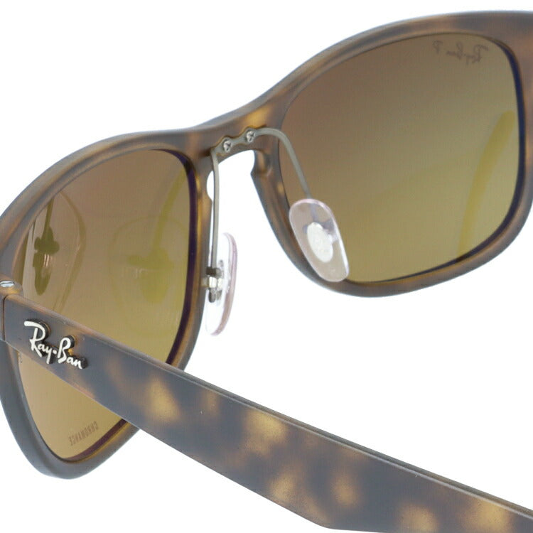 レイバン 偏光サングラス RB4263 894/A3 55 レギュラーフィット スクエア型 CHROMANCE クロマンス ミラー メンズ レディース ドライブ 運転 アウトドア ブランドサングラス 紫外線 花粉対策 Ray-Ban