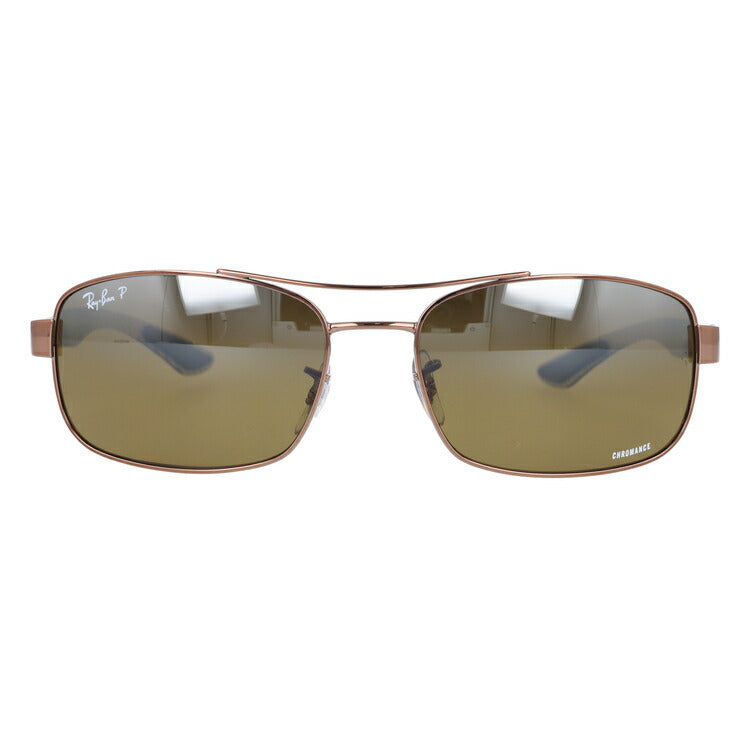 レイバン 偏光サングラス RB8318CH 121/A2 62 レギュラーフィット スクエア型 CHROMANCE クロマンス ミラー メンズ レディース ドライブ 運転 アウトドア ブランドサングラス 紫外線 花粉対策 Ray-Ban