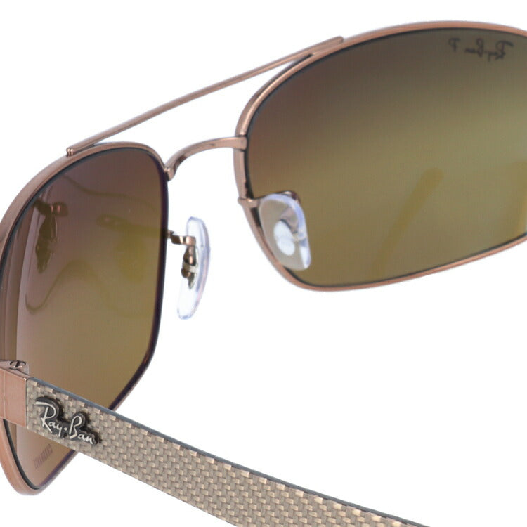 レイバン 偏光サングラス RB8318CH 121/A2 62 レギュラーフィット スクエア型 CHROMANCE クロマンス ミラー メンズ レディース ドライブ 運転 アウトドア ブランドサングラス 紫外線 花粉対策 Ray-Ban