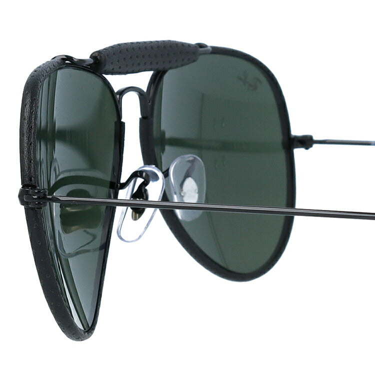 レイバン サングラス アウトドアーズマン RB3422Q 9040 58 レギュラーフィット ティアドロップ型 革 レザー メンズ レディース ドライブ 運転 アウトドア ブランドサングラス 紫外線 花粉対策 OUTDOORSMAN Ray-Ban