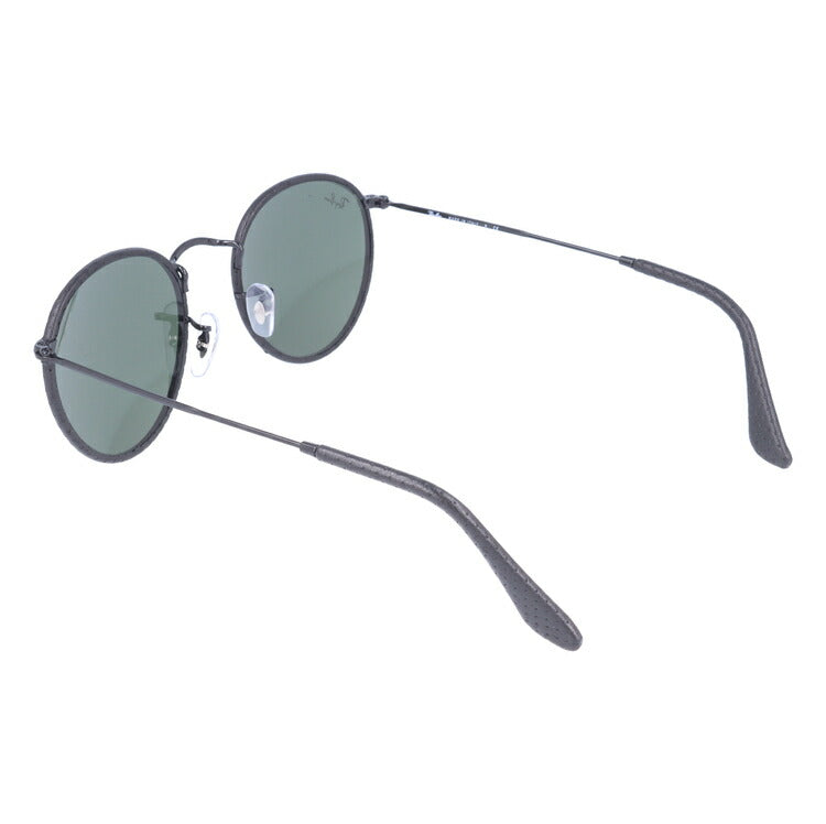 レイバン サングラス ラウンドメタル RB3475Q 9040 50 レギュラーフィット ラウンド型 革 レザー メンズ レディース ドライブ 運転 アウトドア ブランドサングラス 紫外線 花粉対策 ROUND METAL Ray-Ban