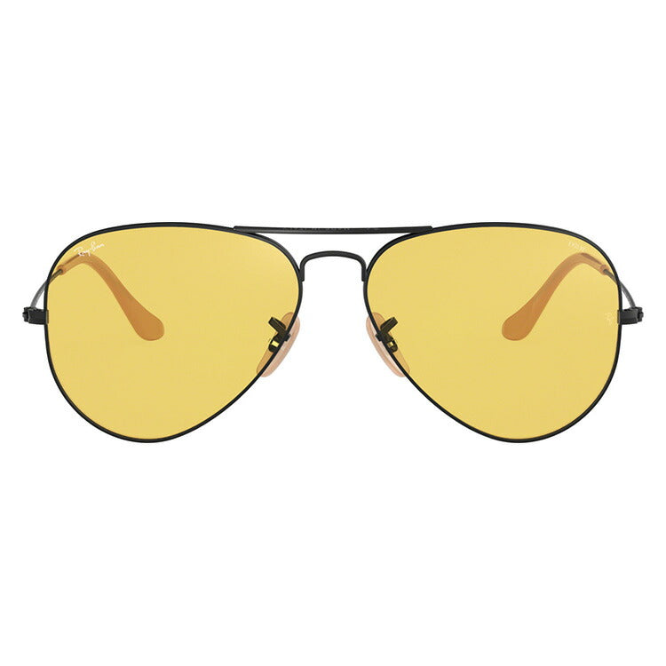 レイバン 調光サングラス アビエーター RB3025 90664A 58 レギュラーフィット ティアドロップ型 EVOLVE エヴォルブ メンズ レディース ドライブ 運転 アウトドア ブランドサングラス 紫外線 花粉対策 AVIATOR Ray-Ban