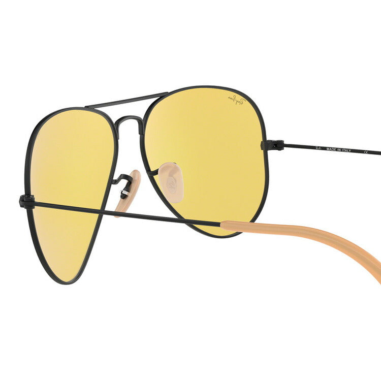 レイバン 調光サングラス アビエーター RB3025 90664A 58 レギュラーフィット ティアドロップ型 EVOLVE エヴォルブ メンズ レディース ドライブ 運転 アウトドア ブランドサングラス 紫外線 花粉対策 AVIATOR Ray-Ban