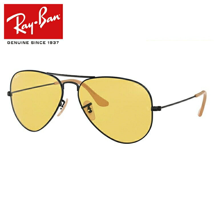 レイバン 調光サングラス アビエーター RB3025 90664A 58 レギュラーフィット ティアドロップ型 EVOLVE エヴォルブ メンズ レディース ドライブ 運転 アウトドア ブランドサングラス 紫外線 花粉対策 AVIATOR Ray-Ban