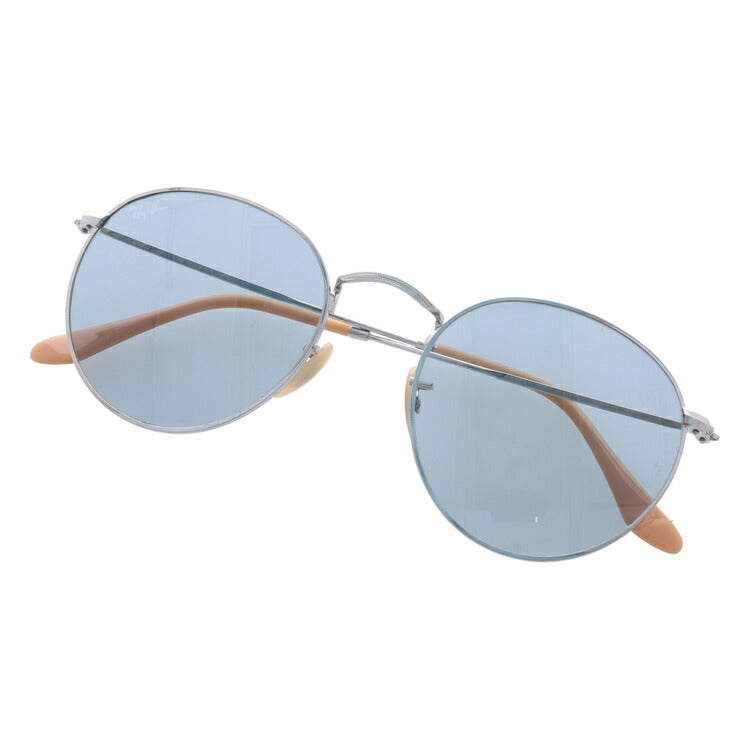 レイバン 調光サングラス ラウンドメタル RB3447 9065I5 53 レギュラーフィット ラウンド型 EVOLVE エヴォルブ メンズ レディース ドライブ 運転 アウトドア ブランドサングラス 紫外線 花粉対策 ROUND METAL Ray-Ban