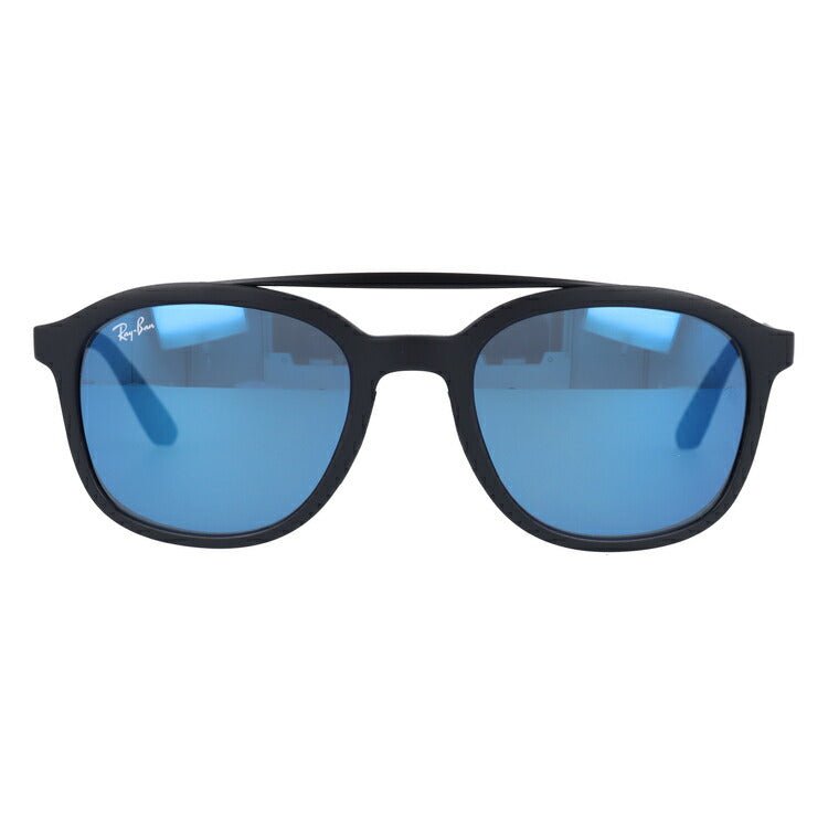 レイバン サングラス RB4290F 601S55 53 アジアンフィット ウェリントン型 ミラー ブルーレンズ メンズ レディース ドライブ 運転 アウトドア ブランドサングラス 紫外線 花粉対策 Ray-Ban