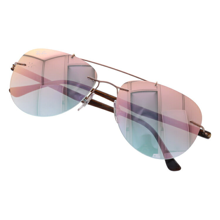 レイバン サングラス RB8059 155/B9 57 レギュラーフィット ティアドロップ型 ミラー メンズ レディース ドライブ 運転 アウトドア ブランドサングラス 紫外線 花粉対策 Ray-Ban