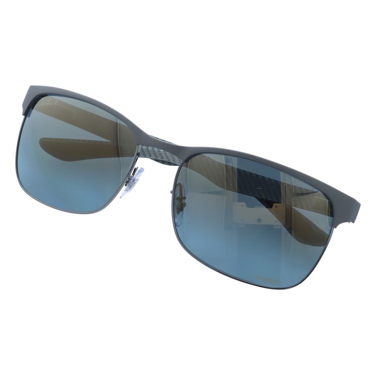 レイバン 偏光サングラス RB8319CH 9075J0 60 レギュラーフィット スクエア型 CHROMANCE クロマンス ミラー メンズ レディース ドライブ 運転 アウトドア ブランドサングラス 紫外線 花粉対策 Ray-Ban